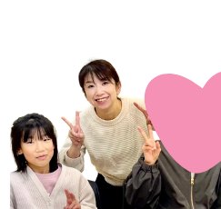 Rちゃんとお姉さんとママ